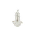 Vaas three swan off-white aardewerk 15,5x13x27,5cm