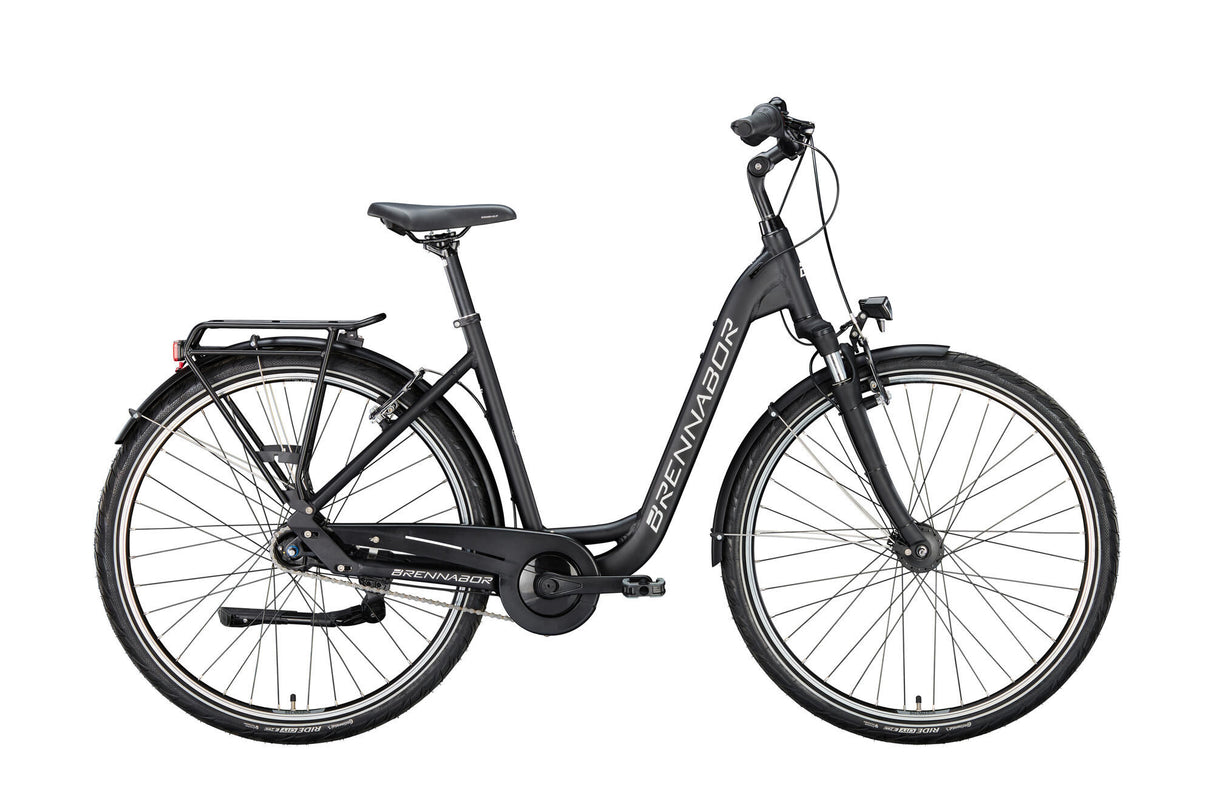 Brennabor trekkingfiets t-42 mod. 24 bike trekking t-42 28 45 wave 7sp.black white