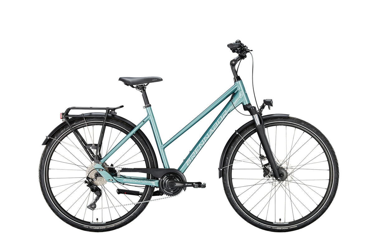Brennabor trekkingfiets t-44 mod. 24 bike trekking t-44 28 55 trap. 16sp. blue silver
