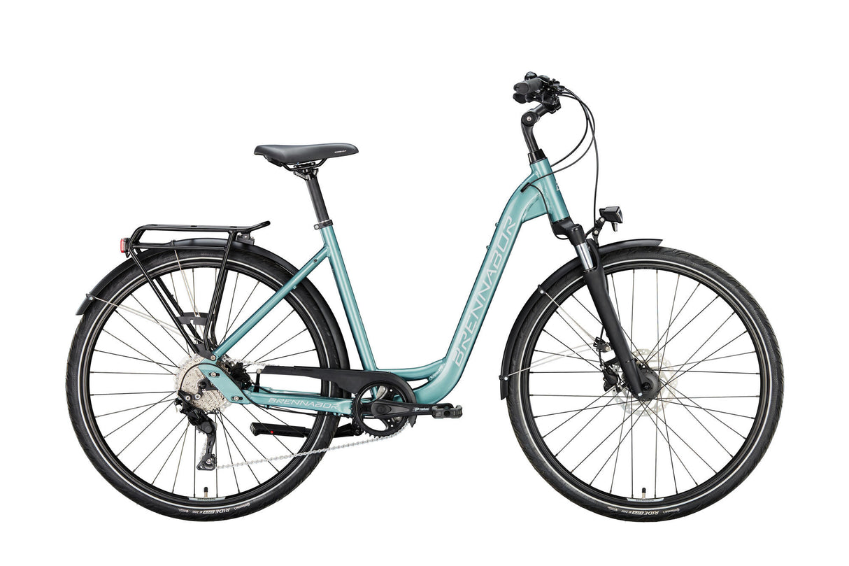 Brennabor trekkingfiets t-44 mod. 22 bike brennab.t-44 28 45 wave 16sp blue silver