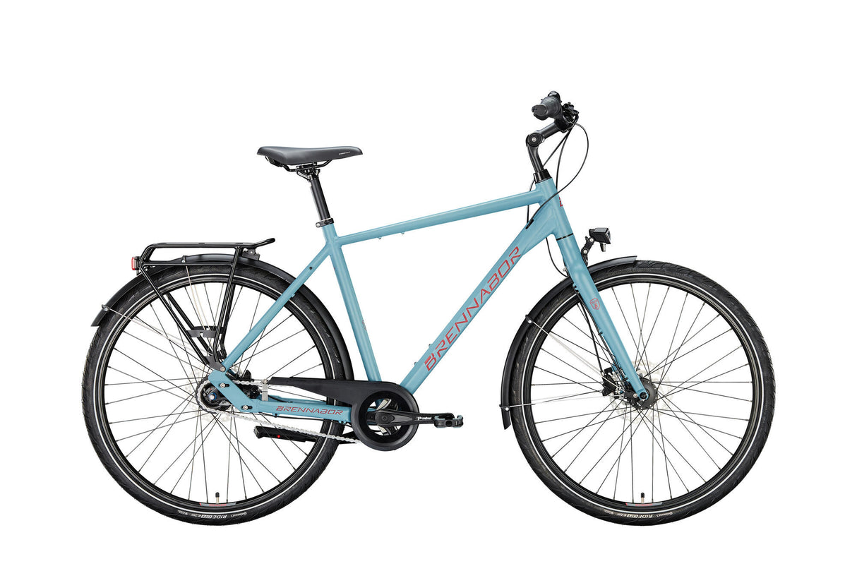 Brennabor trekkingfiets t-48 mod. 24 bike trekking t-48 28 60 he. 8sp. blue burgundy