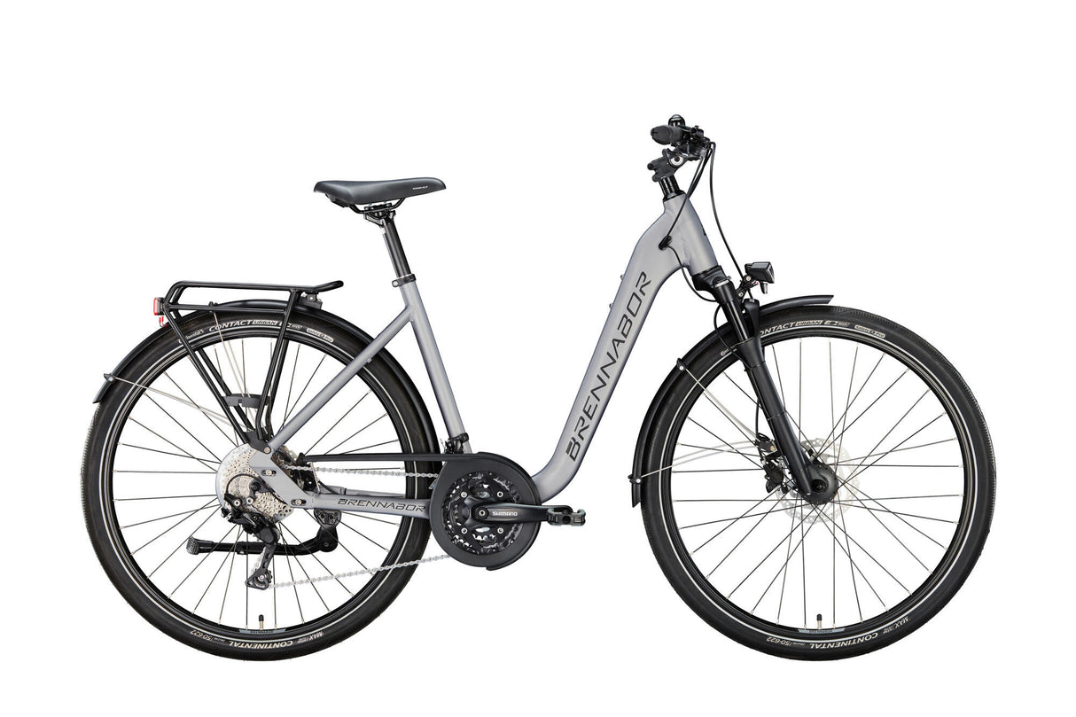 Brennabor trekkingfiets t-62 mod. 24 bike trekking t-62 28 55 wave 30sp. grey black