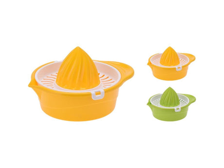 Excellent houseware citruspers kunststof 220ml verkrijgbaar in geel, groen en rood