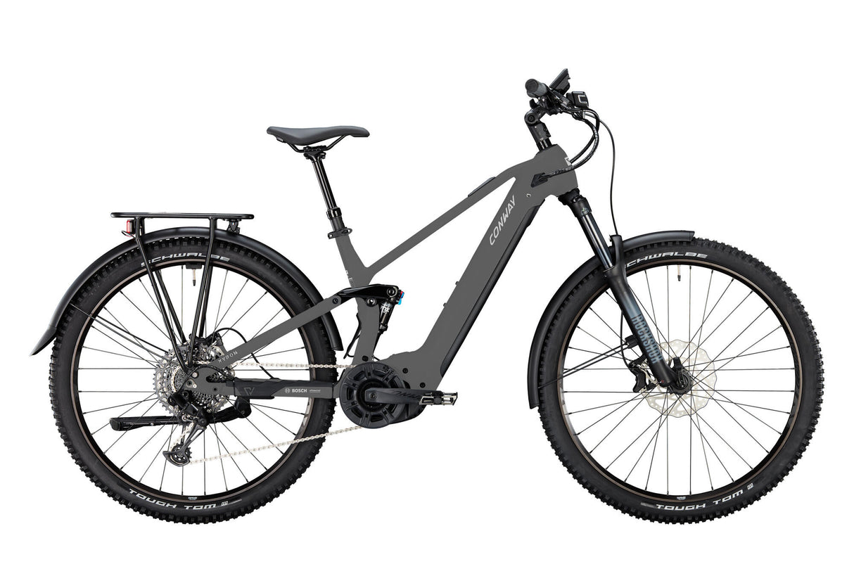 Conway elektrische suv xyron c 2.0 750 (#1) ebike conw.xyron c2.0 750 29 46 9sp full sus. grey