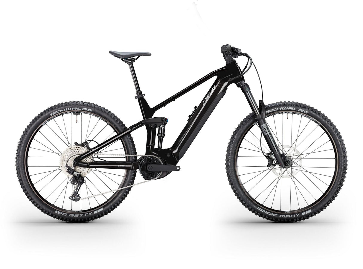 Conway elektrische mtb full-suspension xyron st 4.0 (#1) ebike conw.xyron st 4.0 29 44 12sp full sus.black