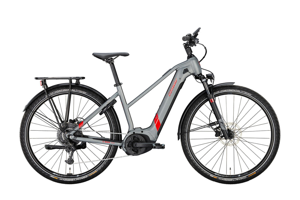 Conway elektrische trekkingfiets cairon t 2.0 625 mod. 23 ebike cairon t 2.0 625 625 28 46 trap. grey red