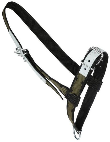 Producten stierenhalster nylon met d ring