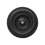 Producten wiel 4 00x8 2ply band kunststof velg zwart as 13cm mm