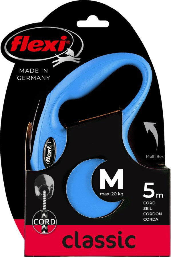 Producten flexi rollijn new classic koord blauw m 5 meter tot 20kg