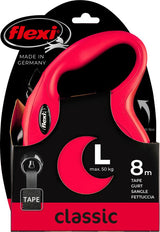Flexi producten rollijn new classic band rood l 8 meter tot 50kg