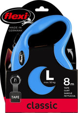 Flexi producten rollijn new classic band blauw l 8 meter tot 50kg