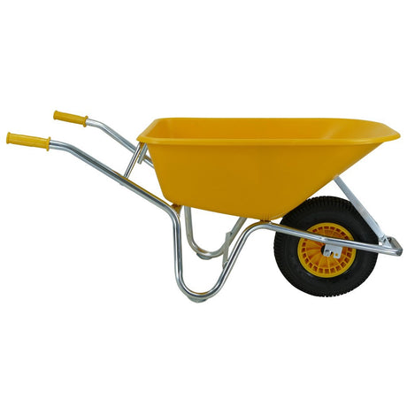 Fort producten kruiwagen 100l geel type pe100