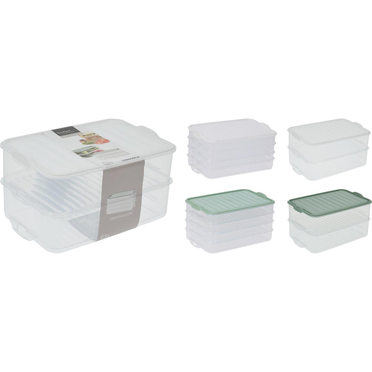 Excellent houseware voorraaddoos set a 2 voorraaddoos set a 2