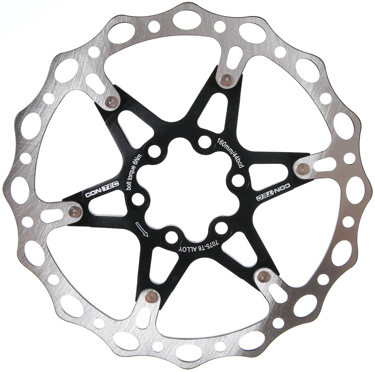 Contec remschijf cdr-hd 2 ct disc br. rotor cdr-hd2 160 mm 2-parts 6-hole