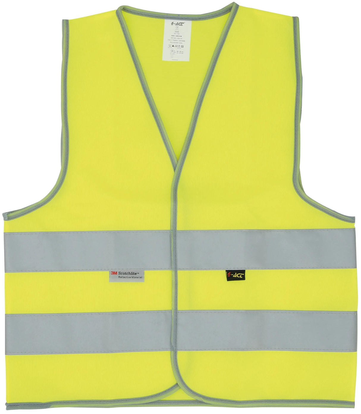4-act kinder veiligheidsvest reflex vest f.kids size m y