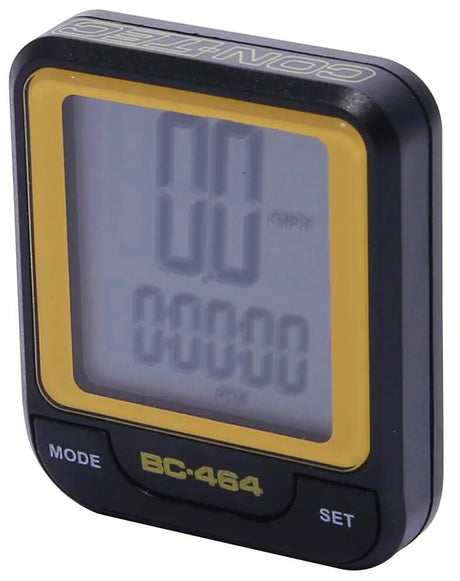 Contec fietscomputer cbc-464 ct computer cbc-464 wire, black neoyellow