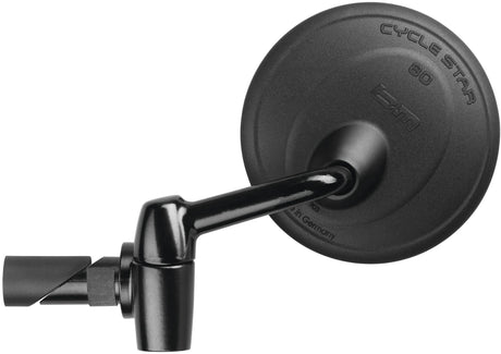 Busch + müller busch muller cycle star round interior fixation 14.5-18.5 mm 80 mm achteruitkijkspiegel zwart