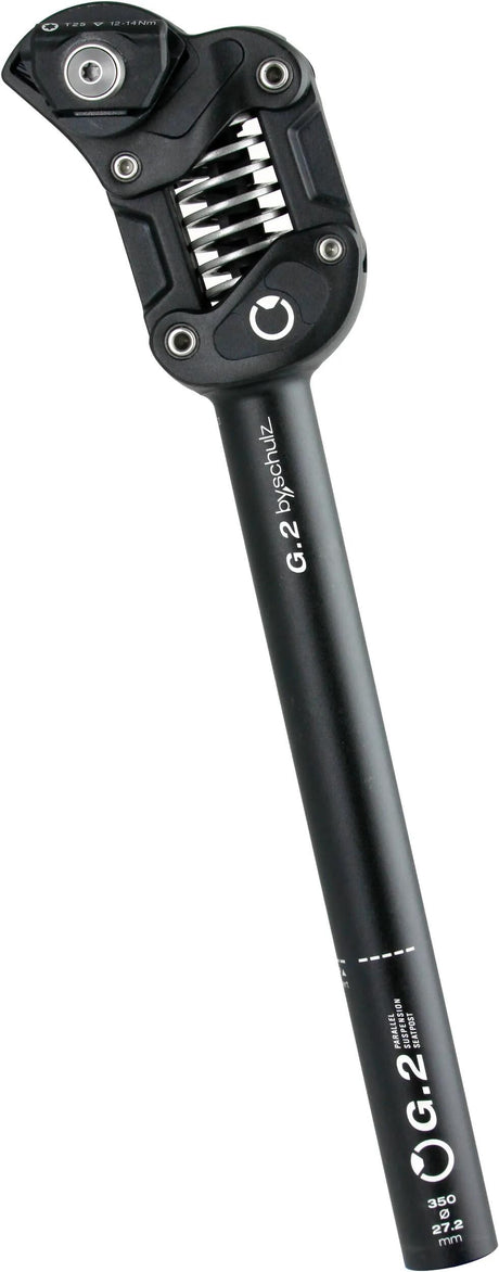 By,schulz zadelpen g.2 st 31.6mm 350mm medium zwart