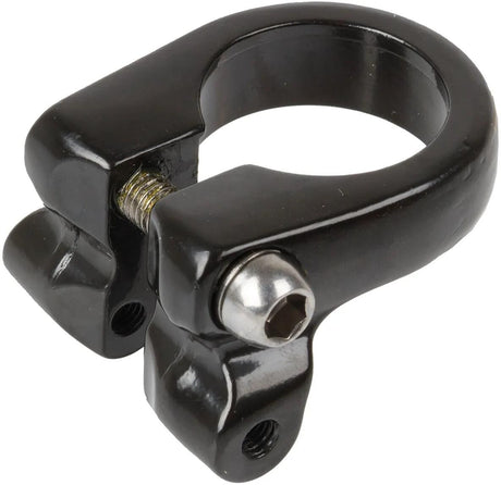 M-wave zadelpenklem m6 inbus 34.9 mm zwart met extra bevestigingspunt