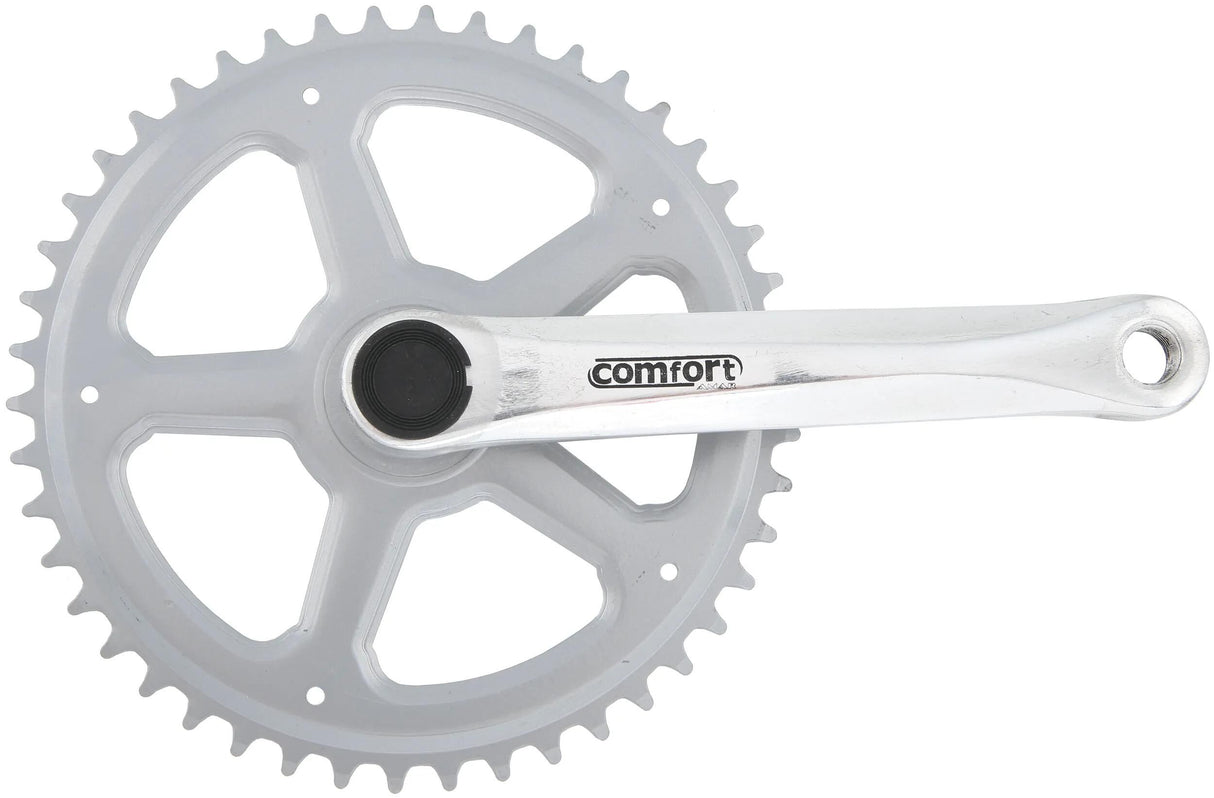 Amar crankstel crankset 4-edge 46t 1-speed 1 2x3 32 alu sil.