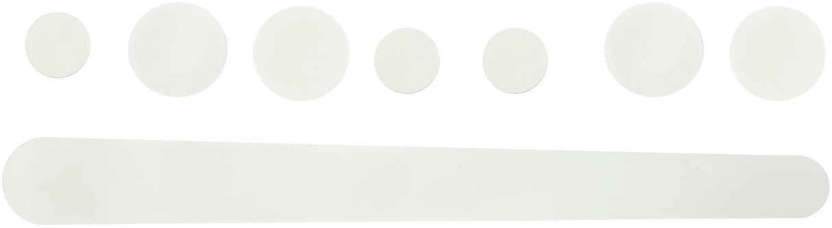Contec achtervork- framebeschermer set full screen ct frame prot.full screen set, transparent