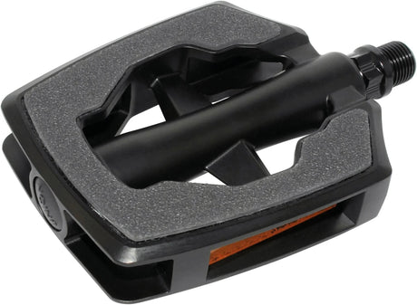 Marwi pedaalset sp-890 sandblock grijs aluminium mat zwart