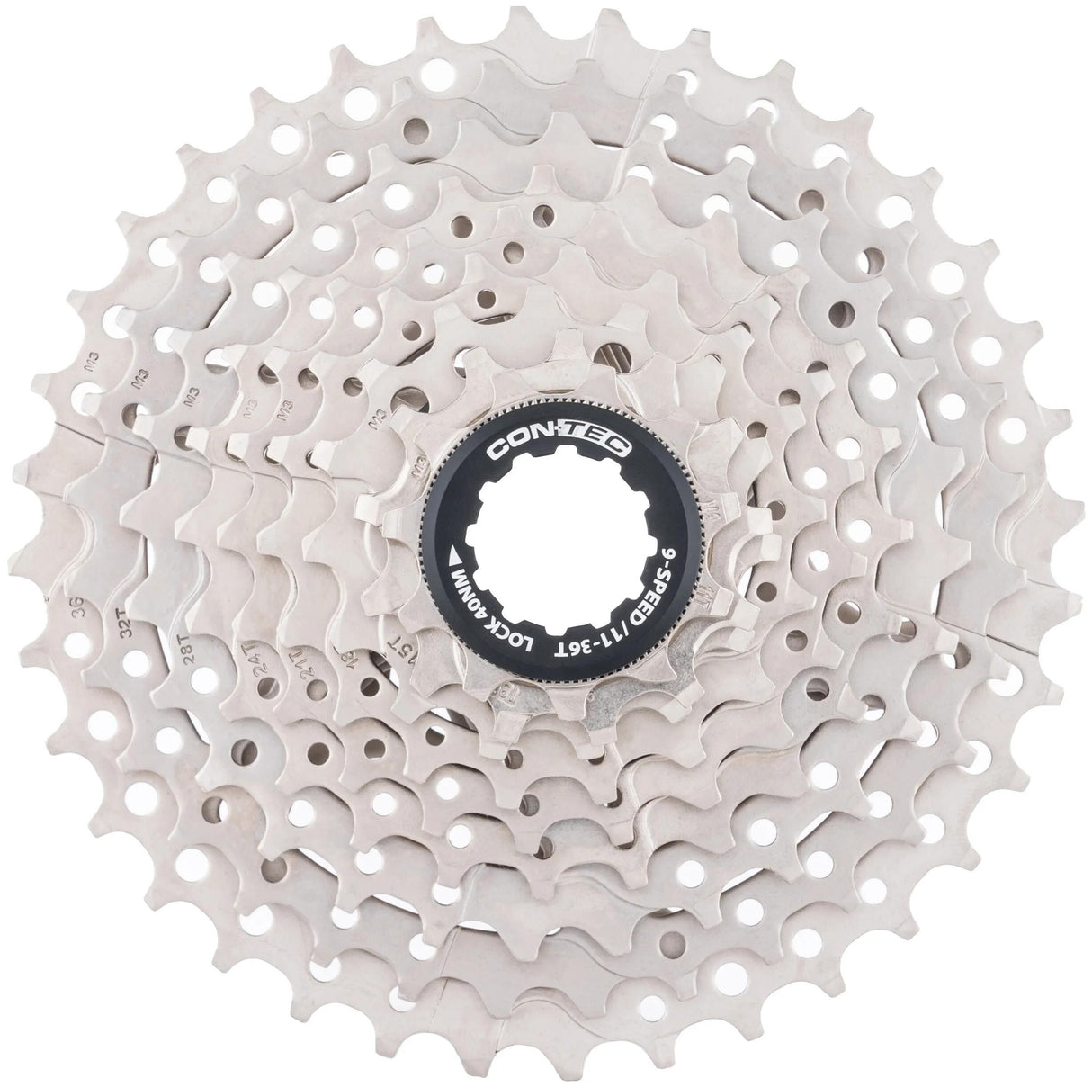 Contec cassette grad ct cassette grad 11-36t 9sp sil. black