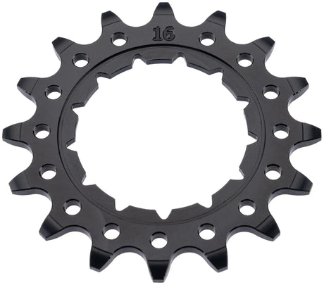 Kmc steek-tandwiel sprocket rohloff 1 2 x 1 8 16 teeth alu