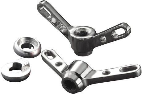 Brave classic vleugelmoer wing nut fr.wheel pair silver