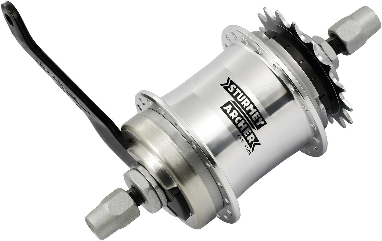 Sturmey archer versnellingsnaaf onderdelenset s1c singlespeed hub 36 l. silver