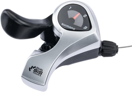 Shimano versteller links 3 speed st-tx50 - zwart zilver