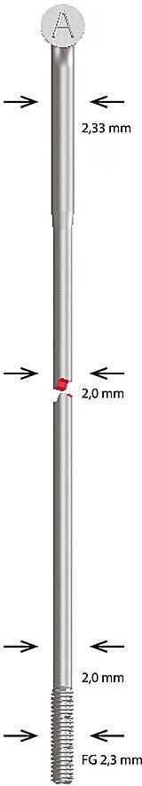 Alpina spaak spoke sst butted 2,34x258 mm