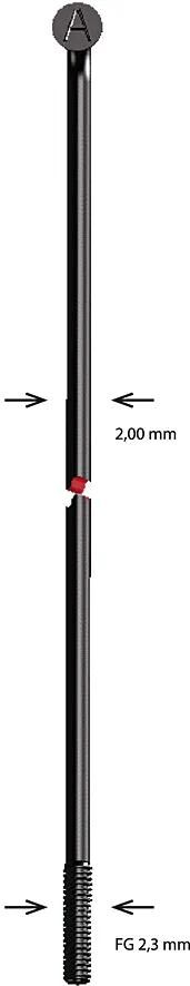 Alpina spaak spoke sst 2x mm b