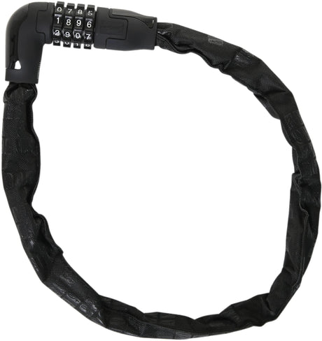Contec cijfer-kettingslot powerloc ct comb.cha.lock powerloc 6mm x 75cm black