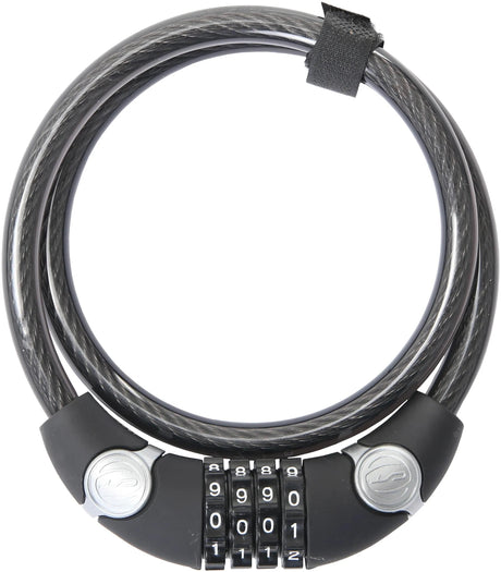 Contec cijfer-kabelslot ecoloc ct comb.cable lock ecoloc 12mm x 85cm black