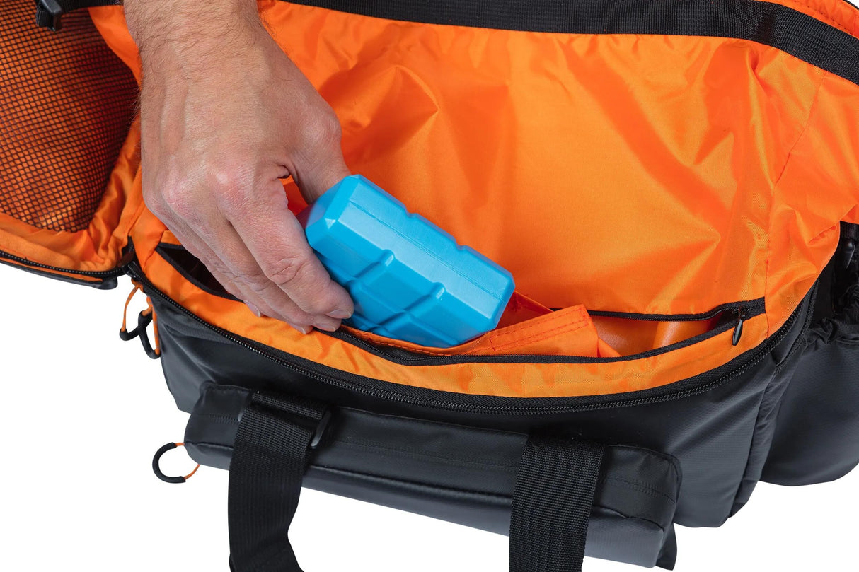 Basil gepäckträgertasche miles xl pro trunkbag miles xl pro mik 2.0 black orange