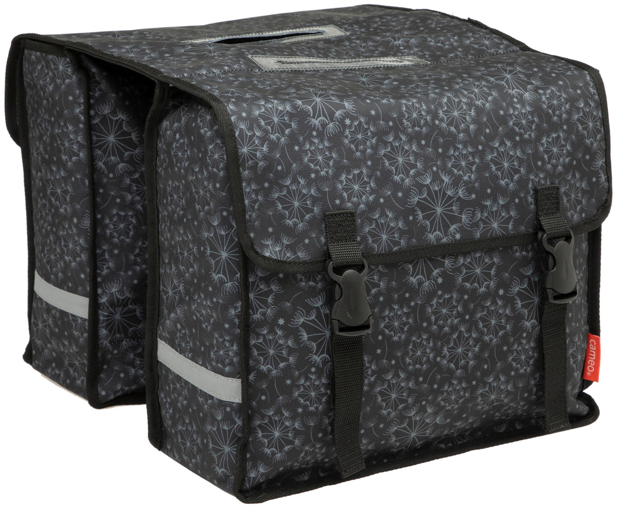 New Looxs Cameo fietstas dubbel Tara zwart