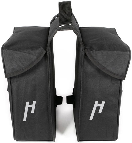 Haberland dubbele tas basic m 3.0 double bag basic m 3.0 black