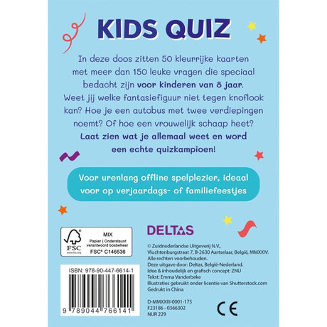 Deltas de allerleukste kids quiz (8 jaar)