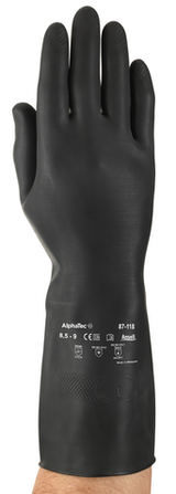 Ansell producten handschoen alphatec 87 118 natuurrubber mt s 6 5
