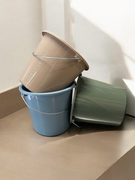 Producten huishoudemmer kunststof 5 liter eco kleuren