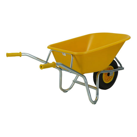Fort producten kruiwagen 100l geel type pe100