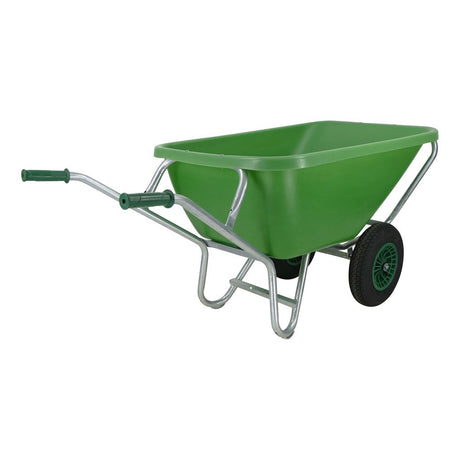 Fort producten kruiwagen f s 200l groen verz onderstel 2 luchtwiel