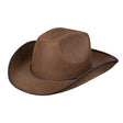 Boland cowboy hoed rodeo vilt bruin