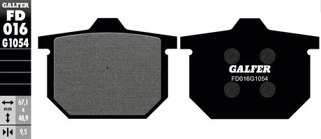 Galfer remblokken fd016 brake pad fd016 g1054 organic