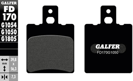 Galfer remblokken fd170 brake pad fd170 g1050 organic