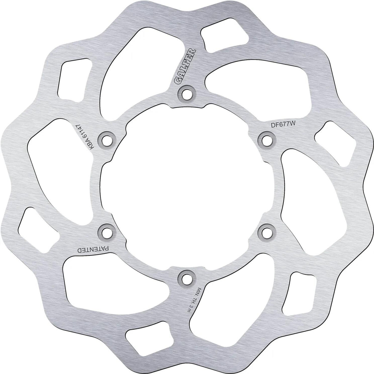 Galfer remschijf df677 rotor df677 type w offroad rigid