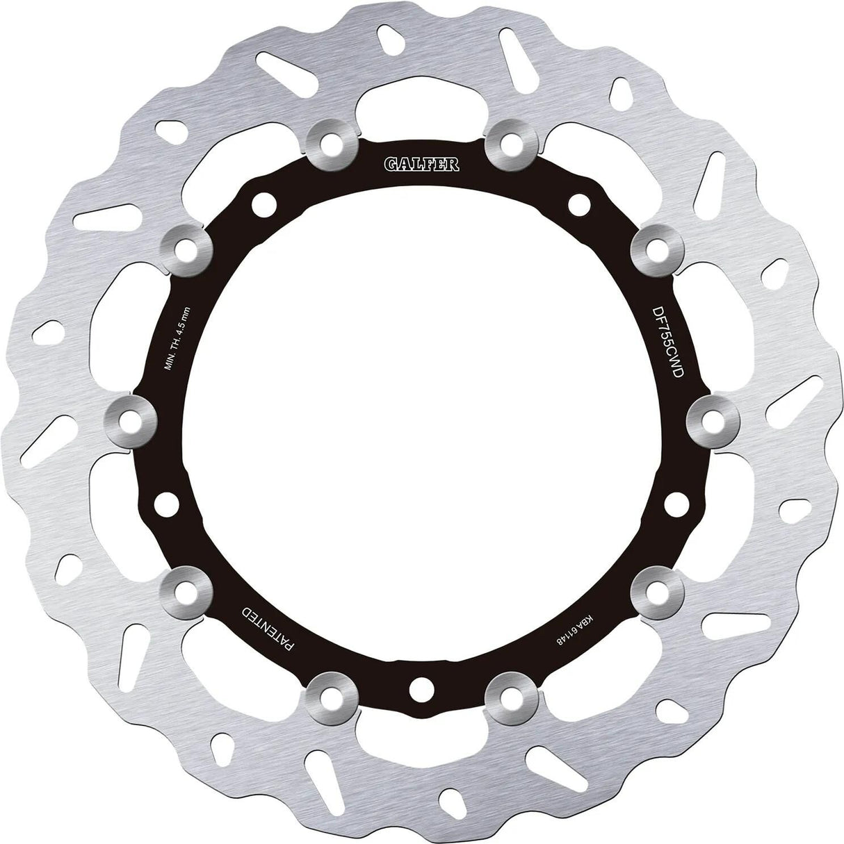 Galfer remschijf df 755 rotor brake rotors floating right