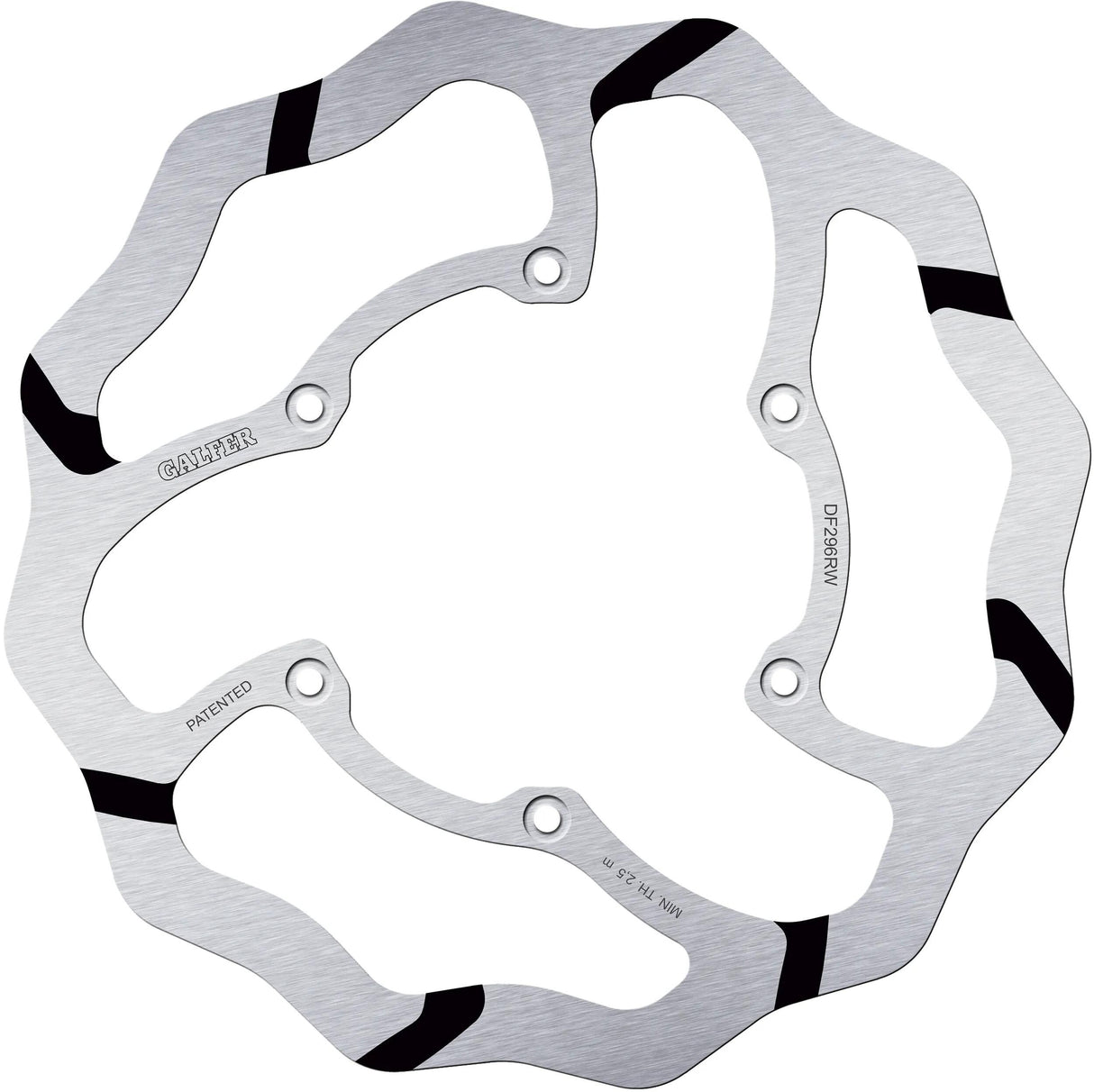 Galfer remschijf df296 wave rotor df296 rw offroad rigid gr.