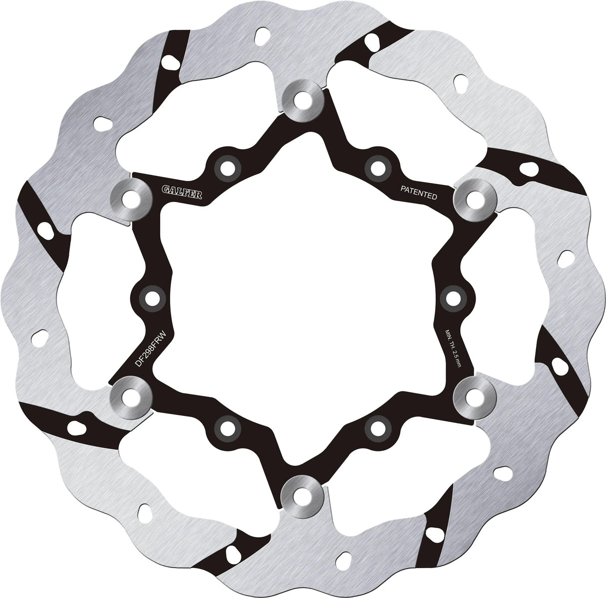 Galfer remschijf df298 wave rotor df298 frw offroad floating gr.